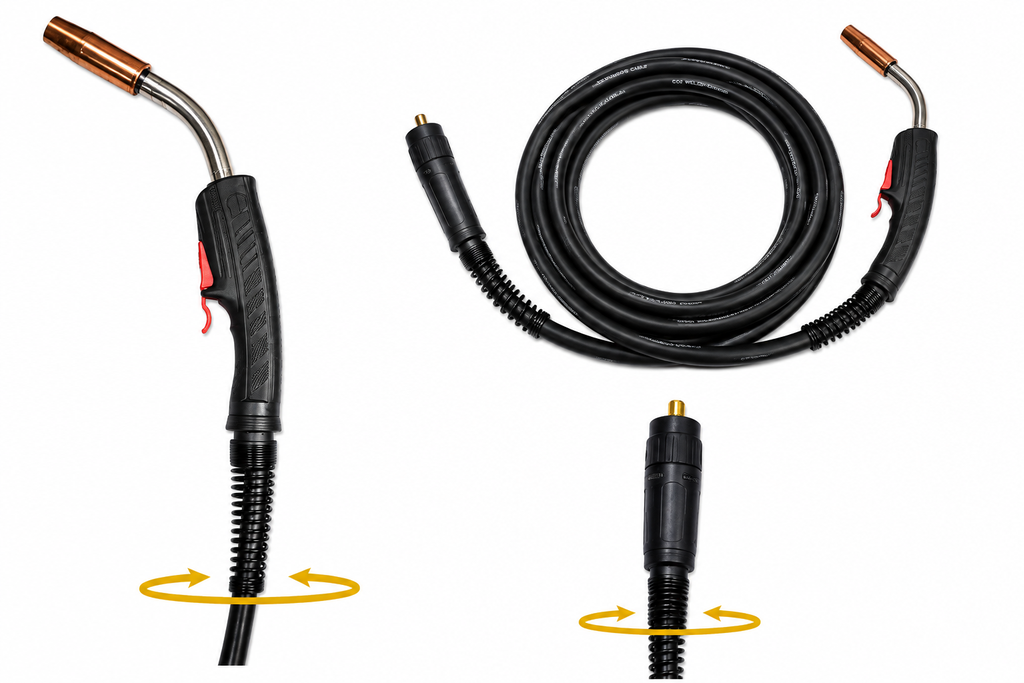 Pistola Mig Modelo TWECO / MEGA 4 - 400 Amp (4.5 mts.) (MEGA4)