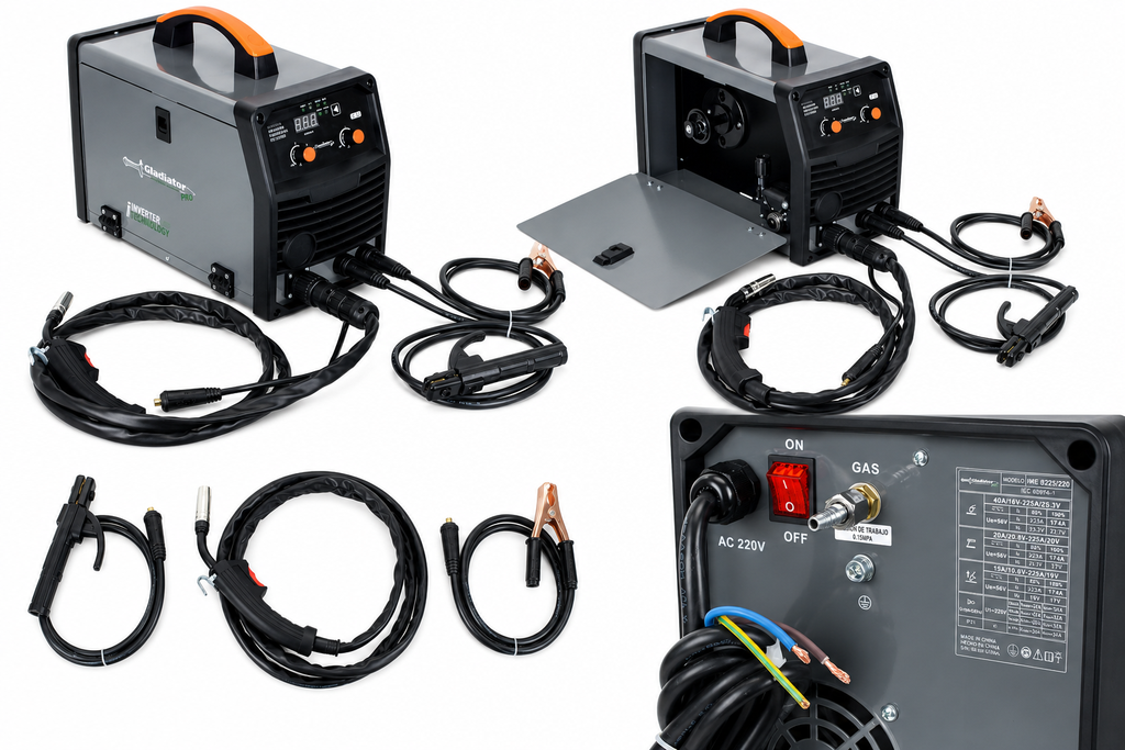 SOLDADORA INVERTER MIG ELEC 225 AMP