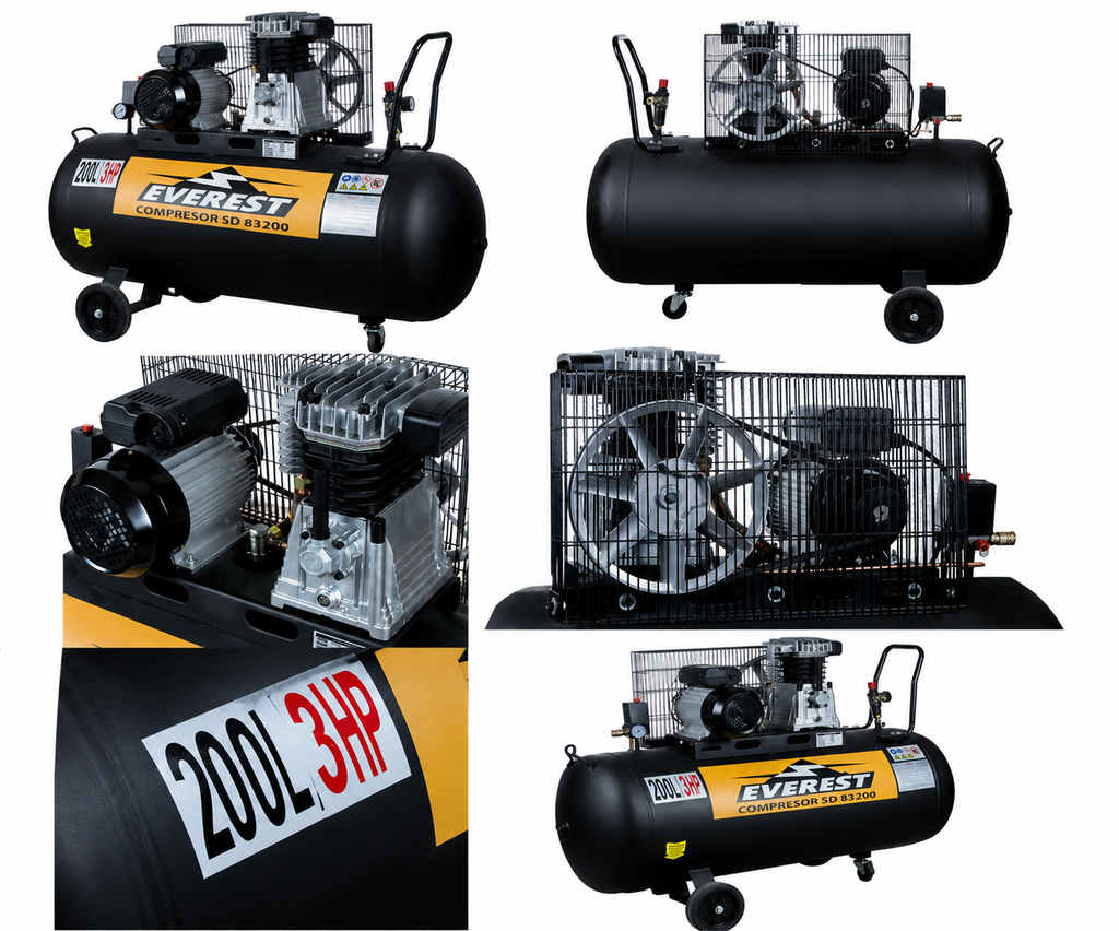 COMPRESOR EVEREST 3,0 hp 200 litros