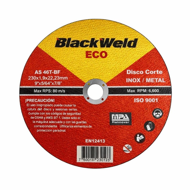 Disco Corte Inox/Metal 9" x 1.9mm (MG-20230-19)