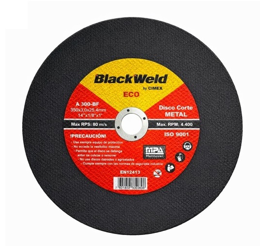 Disco Corte Metal 14" x 3.0mm (MG-25350-30)