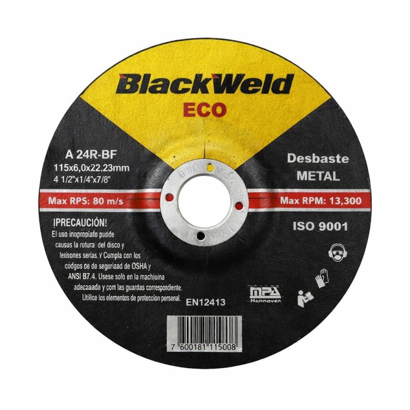 Disco Desbaste Metal 4.5" x 6.0mm (MG-35115-60)