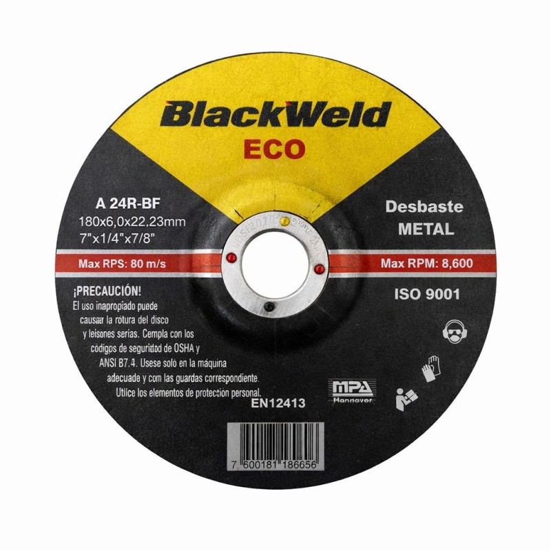 Disco Desbaste Metal 7" x 6.0mm (MG-35180-60)