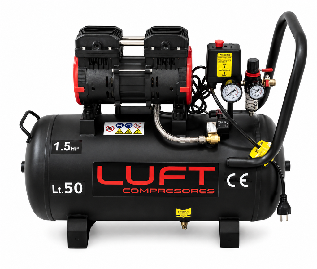 COMPRESOR 50LTS 1,5HP 8 BAR (HM50J1,5W)