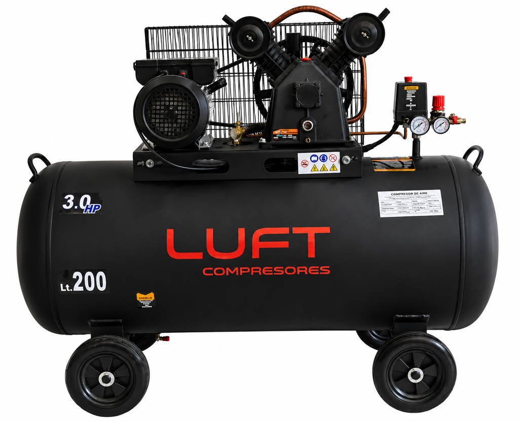 COMPRESOR 200L, 3HP, 8BAR (HM-W-0.25/200L)