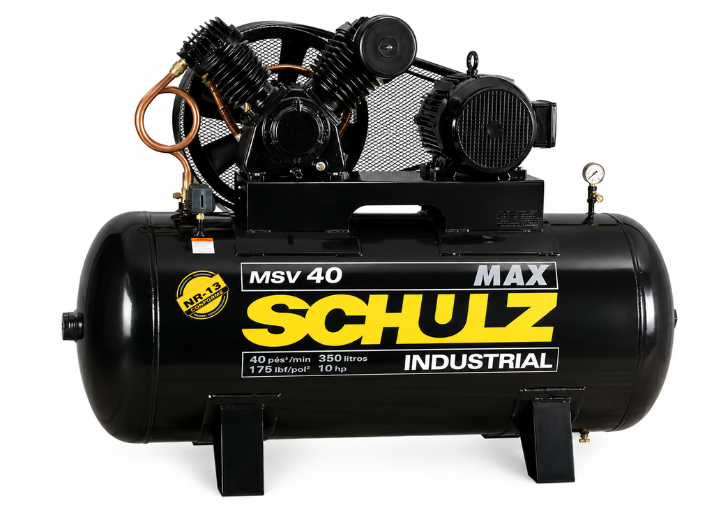 COMPRESOR SCHULZ 10hp 350L 380V MSV40MAX